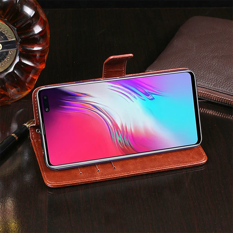 Для Samsung Galaxy S10 5G Флип PU кожаный чехол для телефона рамка держатель Карт Подставка