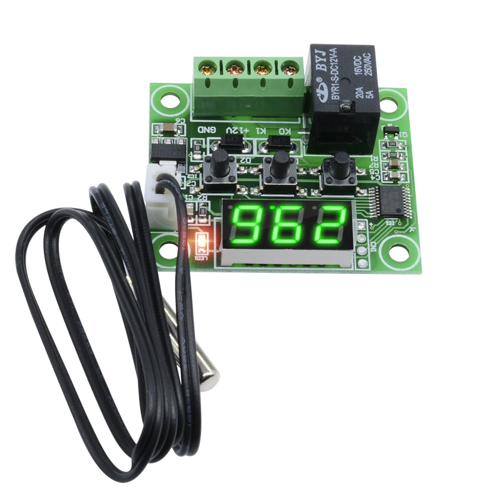 W1209 AC 110 V-220 V светодиодный цифровой термостат контроль температуры термометр термо контроль ler модуль переключателя w/источник питания AC-DC