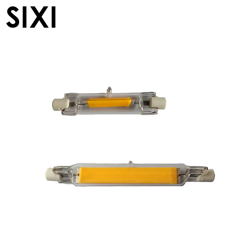 R7s j118 j78 r7s 4 Вт 78 мм 500лм светодиодные лампы led cob 8 118 1000ЛМ лампа AC220-240V заменить