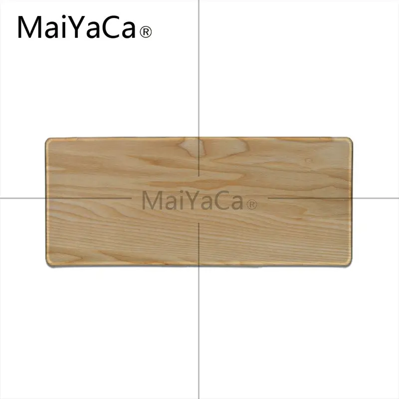 Игровой коврик для мыши MaiYaCa ноутбука с коричневой текстурой под дерево