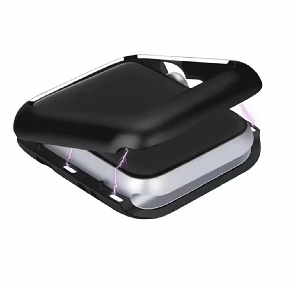 Алюминиевый магнитный металлический защитный чехол для Apple Watch чехол 44 мм 40 мм 42 м защитный чехол s для iWatch чехол металлическая рамка