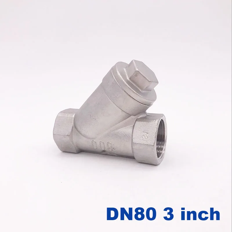 Высокое качество DN80 3 дюймовая Женская Резьба BSP SS304 клапан из нержавеющей стали