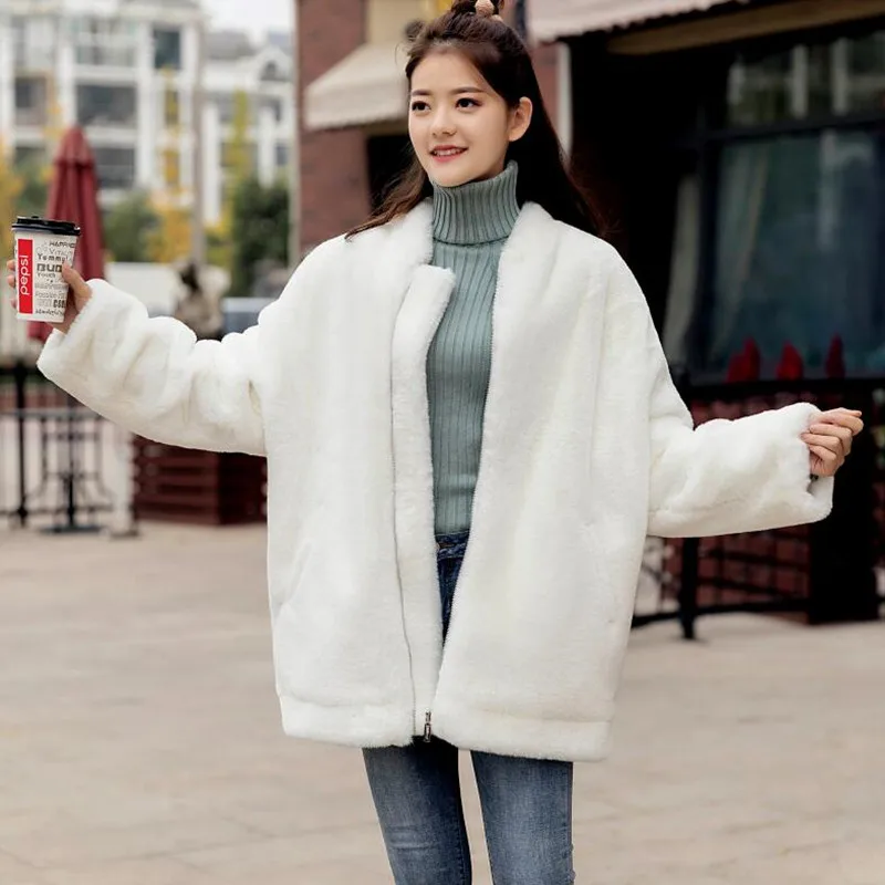 Парки меховые пальто 2020 зимние женские имитация кашемировое из норки с карманом