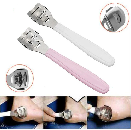 

1 PC Top Quality Stainless Steel Pedicure Tools Hard Dead Skin Remover Cutter Shaver Trimmer Pedicure Callus Blade Foot Caring