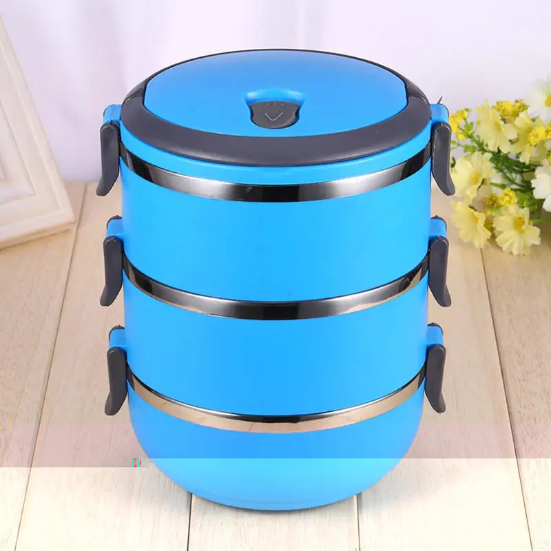 Красочный термальный Ланч бокс из нержавеющей стали контейнер для хранения еды