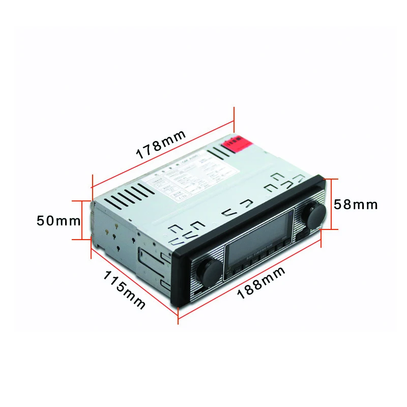 Bluetooth MP3 автомобильный стерео приемник USB порт и sd карта с одним Din FM радио 3 5 мм