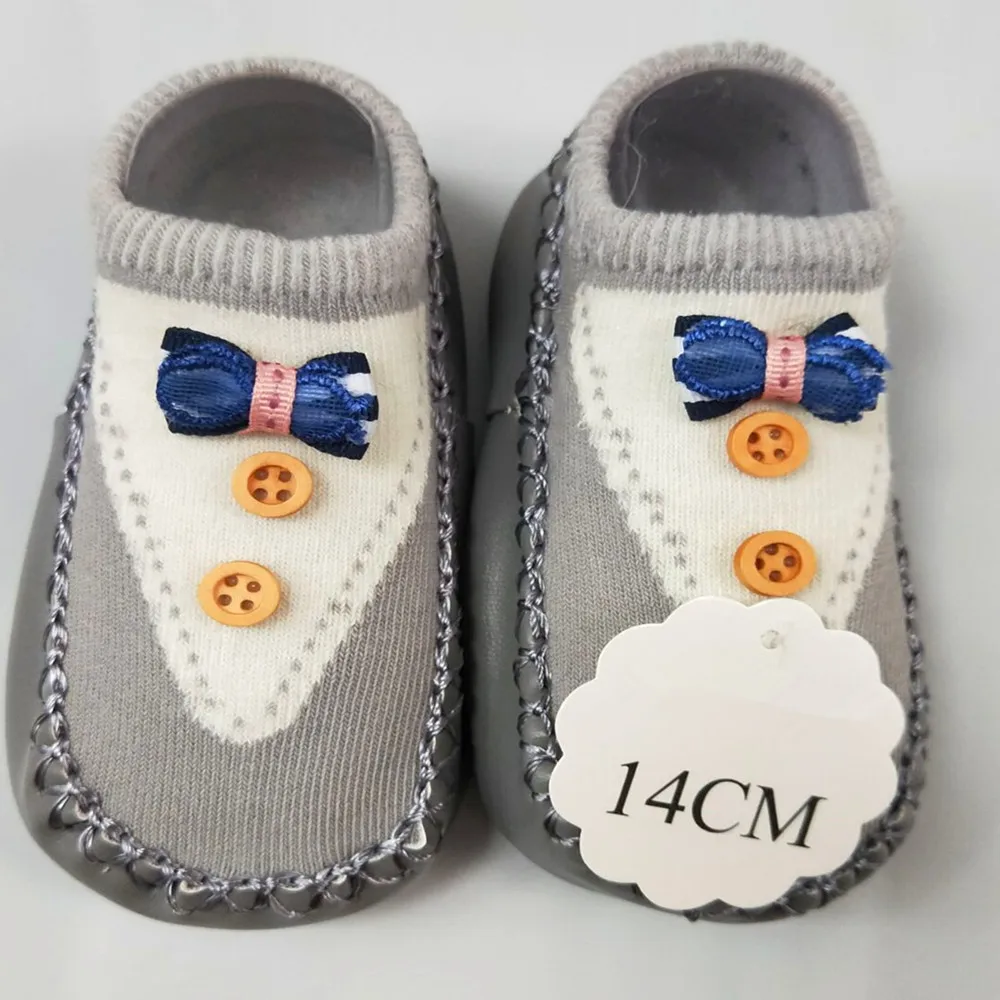 

fashion baby socks with rubber soles infant sock newborn fall winter children floor socks shoes non-slip soft sole socks