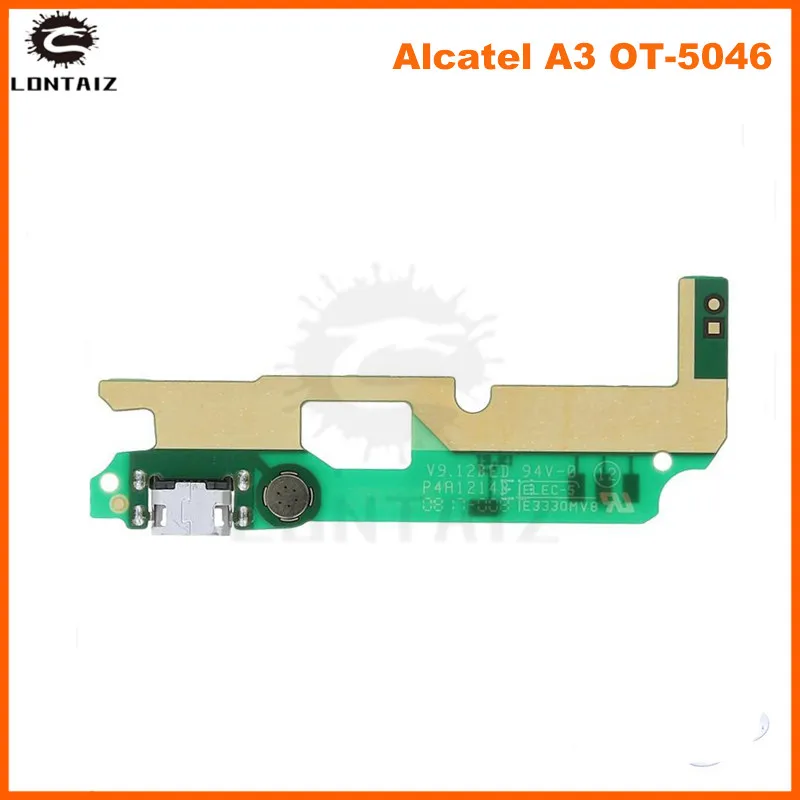 USB порт зарядки гибкий кабель плата для Alcatel A3 OT-5046D OT-5046Y) Зарядное устройство Порт Разъем Запчасти Ремонт