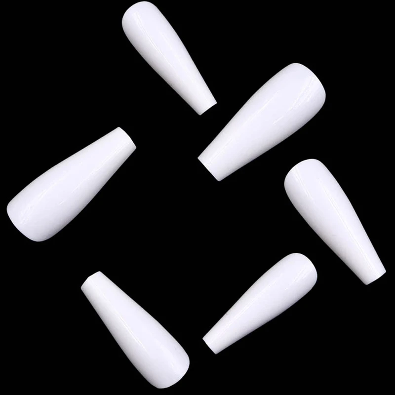 Искусственные ногти с длинными формами балерины и гроба 500 дюйма яркие накладные