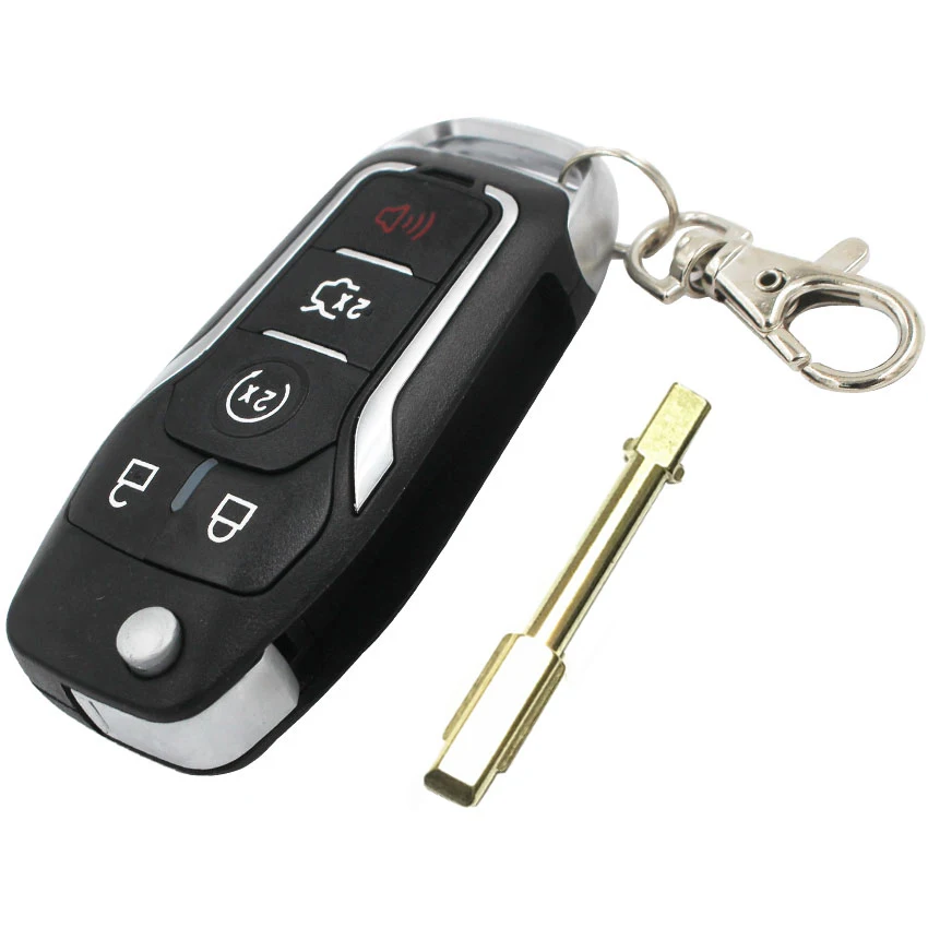 Модифицированный складной ключ дистанционного управления 4 + 1/5 кнопки flip полный