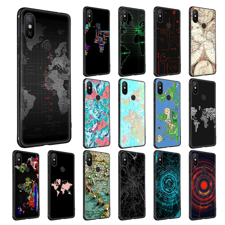 WEBBEDEPP карта мира Путешествия Мягкий силиконовый чехол для Xiaomi Redmi Note 7 6 6A 5 4 4X 4A S2 Plus