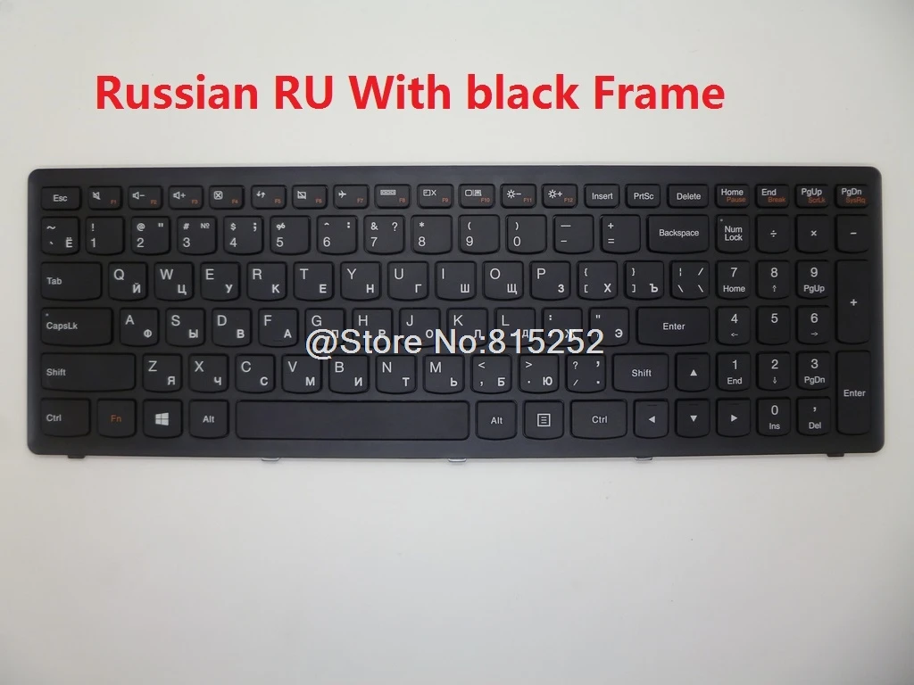 Клавиатура для ноутбука lenovo Z510 S500AT Z501 Z505 Русский RU английский США Италия IT Франция FR Традиционный китайский TW с рамкой