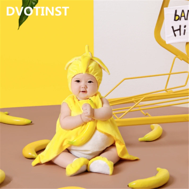 Dvotinst/реквизит для фотосессии новорожденных; Fotografia; костюм с фруктами+ шляпа; карнавальный костюм на Хэллоуин; студийная одежда для фотосессий