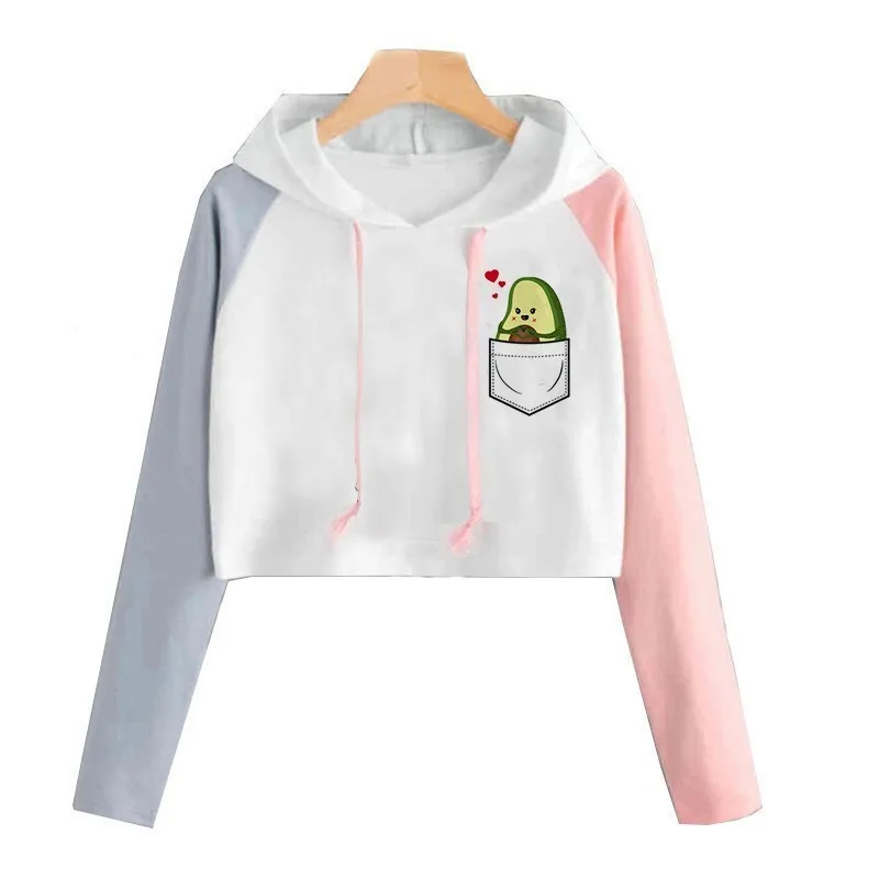 9 Забавная футболка с авокадо Vegan Женская Футболка harajuku Kawaii футболка авокадо одежда Топы женские футболки Ulzzang - Цвет: 9