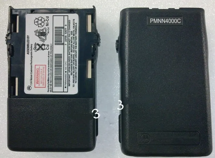 PMNN4000C DC7.5V 1100 мАч Ni-Cd Батарея для Moto GP68 GP63 GP688