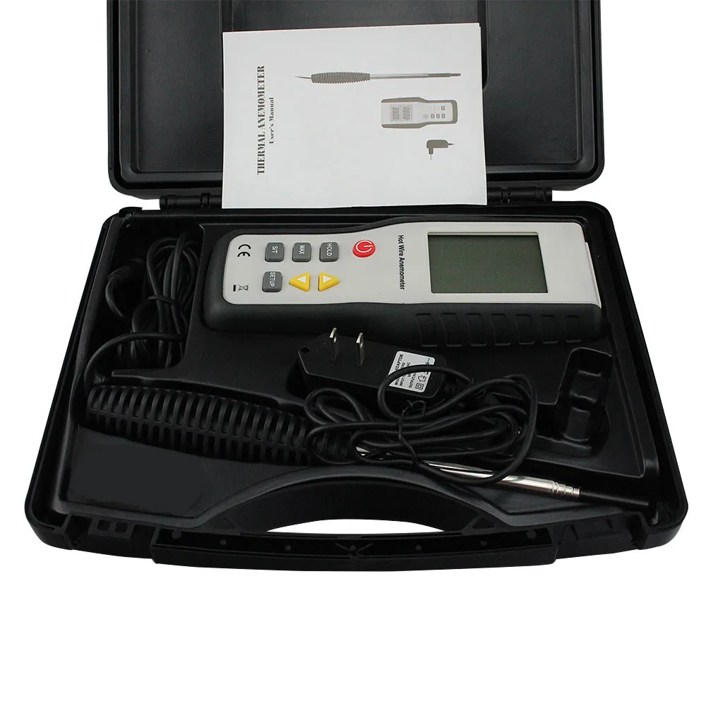 Цифровой измеритель скорости ветра Высокочувствительный термочувствительный