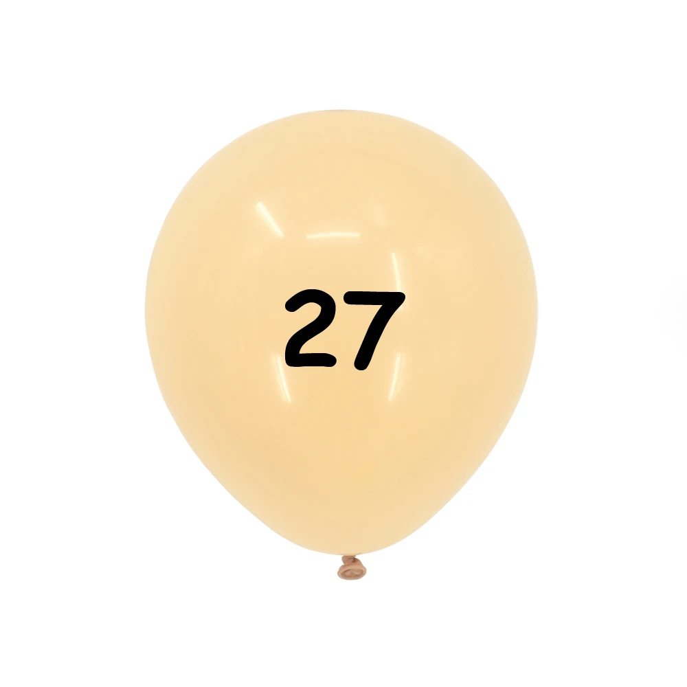 Macaron balloon 27 100 шт 10 дюймов конфеты Макаруны латексные шары, гелий воздушные шары для вечерние, свадьбы, дня рождения, детские игрушки, вечерние шары - Цвет: Macaron balloon 27