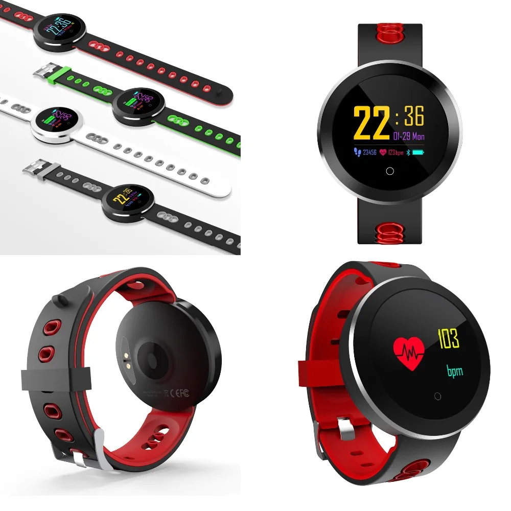Tourya Q8 Pro IP68 Waterproof Unisex Fitness Tracker Smart Watch Bracelet Sport Heart Rate Smartwatch Monitor For Android IOS |