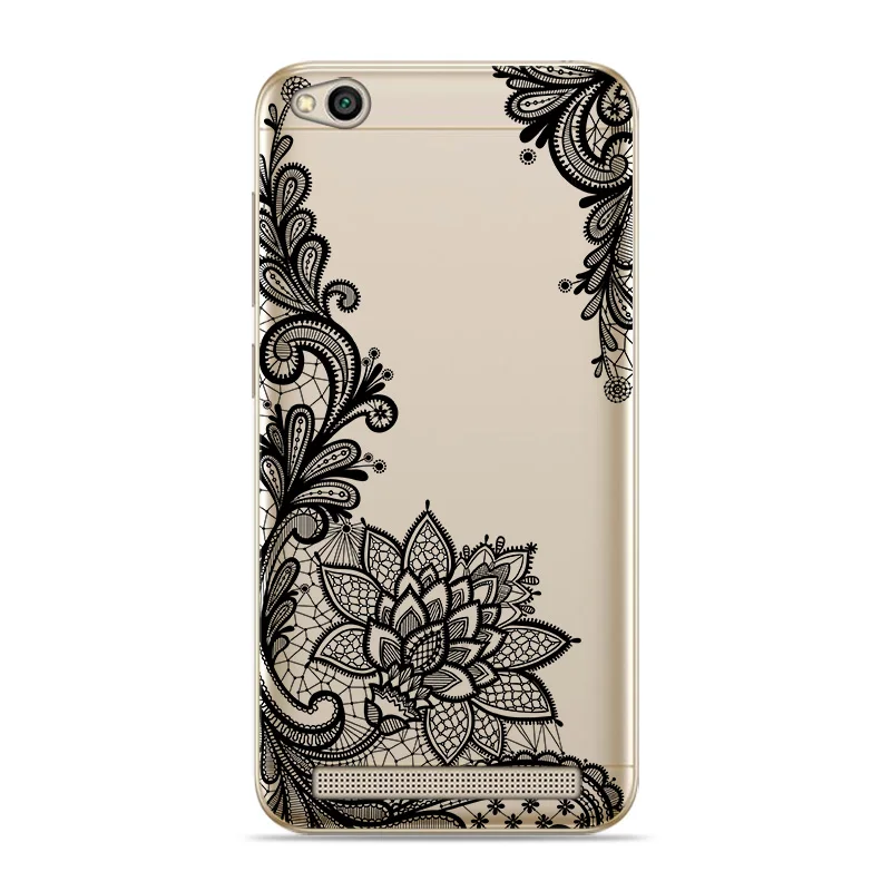 Tfshining TPU 5.0&quot For Xiaomi Redmi 5A Case Silicone Phone Painting Back Protective for Xiomi Capa |
