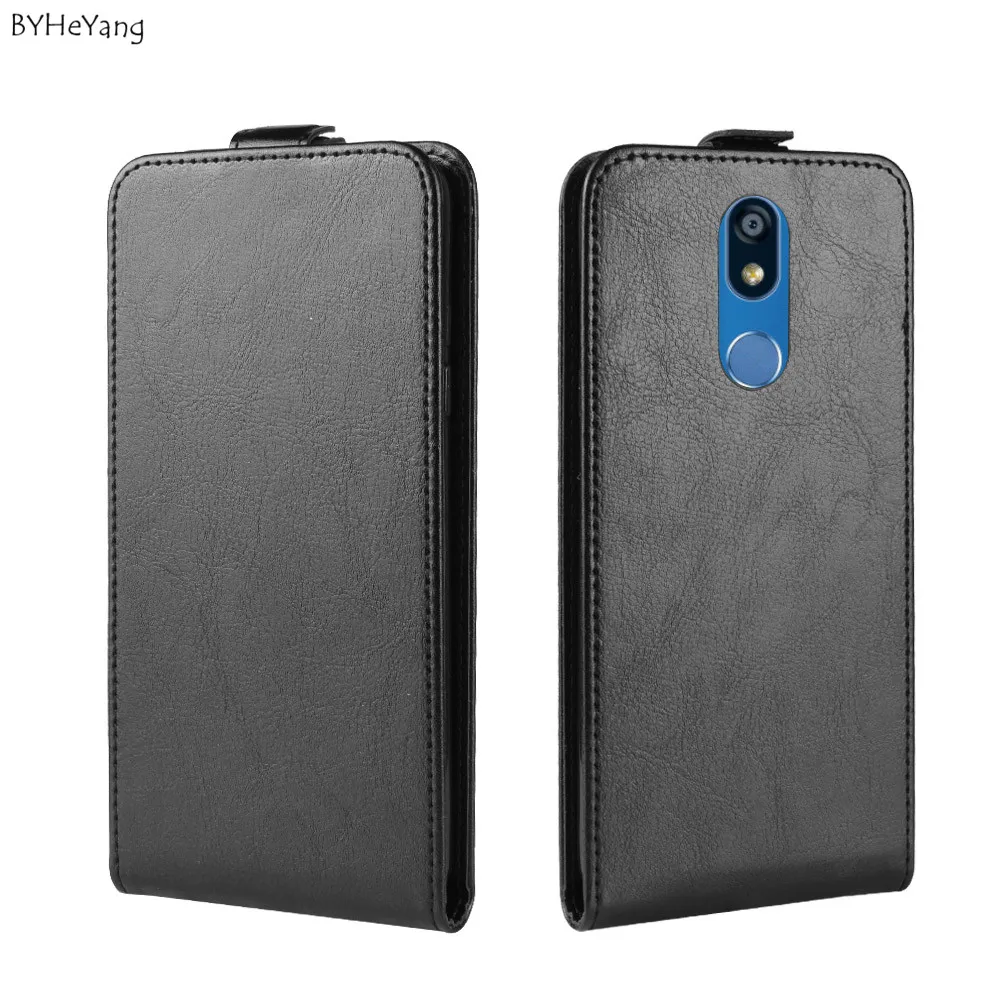 Винтажная кожаная + Мягкая силиконовая задняя крышка из ТПУ для LG K40 чехлы