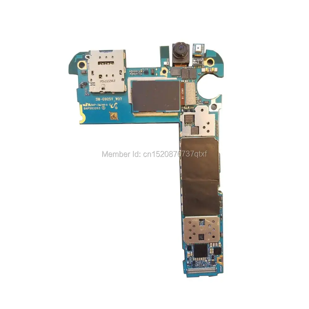 Основная материнская плата разблокированная для Samsung Galaxy S6 Edge G925V 32GB | Мобильные