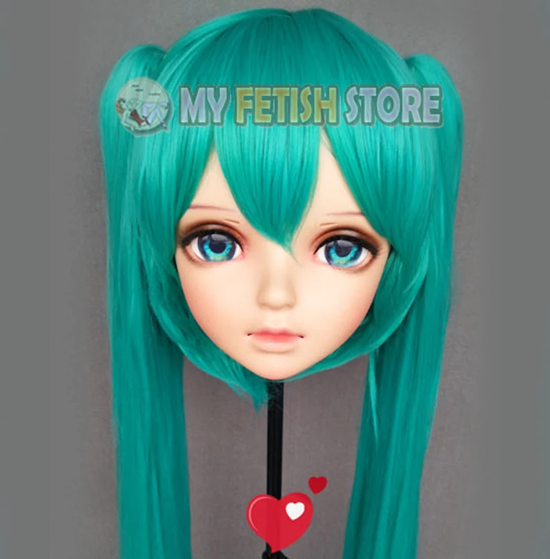 (Miao) милая девочка каучуковые полуголовы Kigurumi BJD Маска Косплей японское аниме