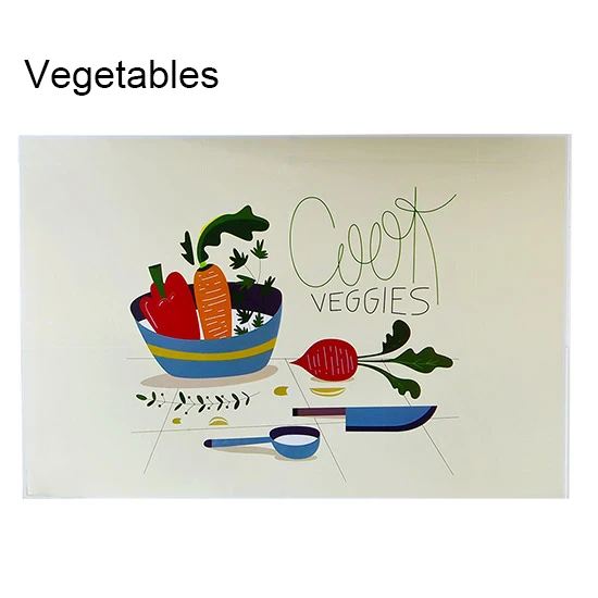 vegetables Плитка/наклейка на стену, кухонные наклейки, Настенный декор, кухонная наклейка, плитка/обои/стены, водонепроницаемый домашний декор, украшение для кухни, комнаты - Цвет: vegetables