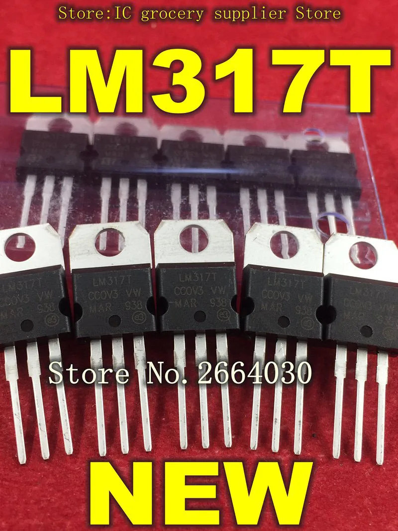 10 шт. LM317T TO-220 LM317 TO220 nouveau et оригинальный IC | Электроника