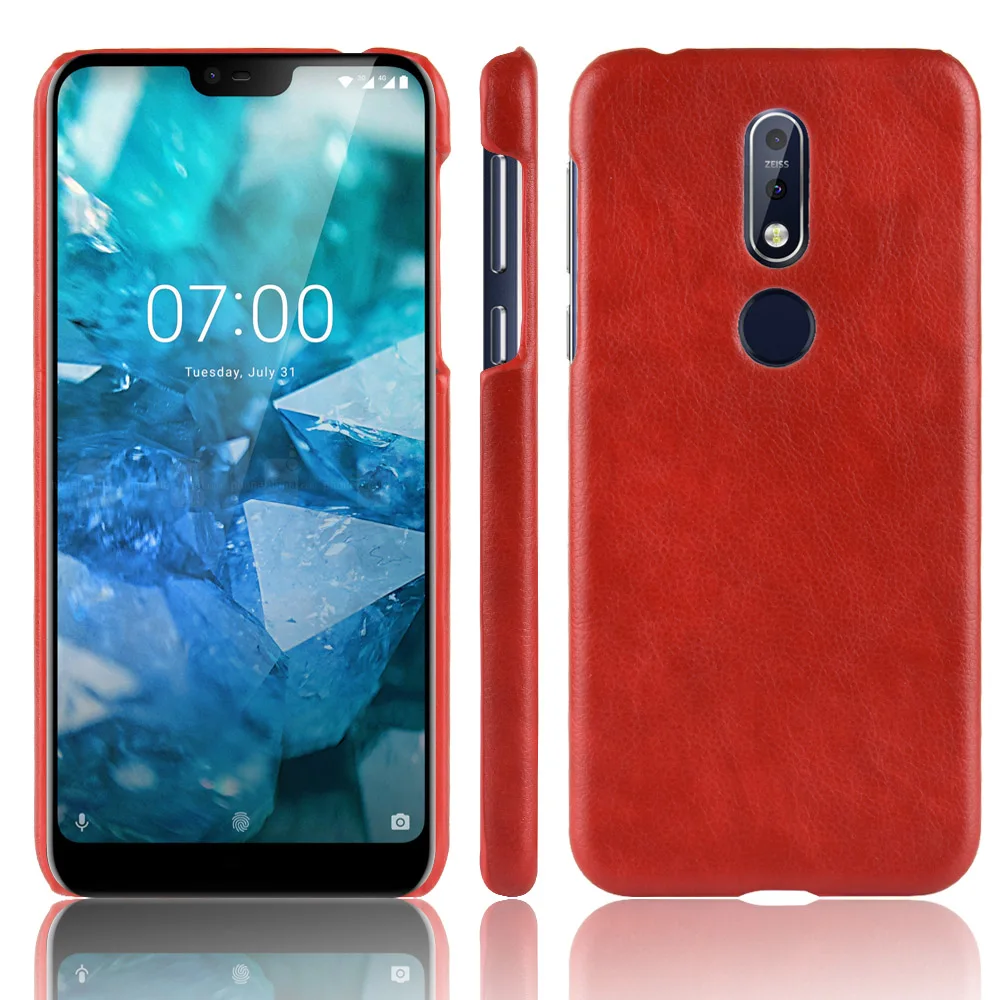 Nokia 7 1 чехол 2018 сумка для телефона роскошный винтажный защитный из искусственной