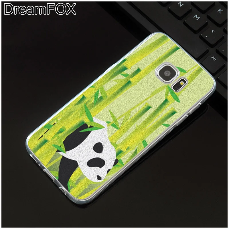 DREAMFOX M233 зеленый бамбук природа Мягкий ТПУ силиконовый чехол для Samsung Galaxy S5 S6 S7 S8 S9