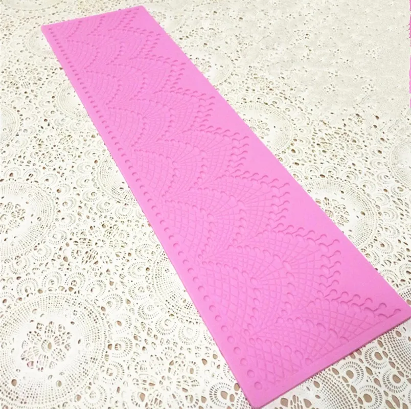 Корона с жемчугом силиконовый шнурок мат граница украшения Свадьба Помадка Торт