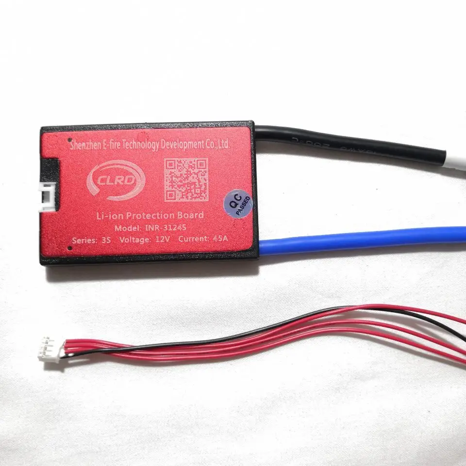 CLRD 3S 20A 30A 40A Li-Ion 18650 BMS PCM плата защиты батареи с балансом для литий-ионного Lipo