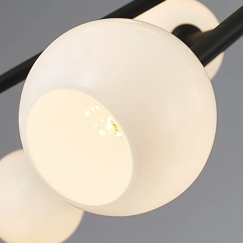 post modern glass ball pendant light molecular Beanstalk dining room hanging lighting | Лампы и освещение