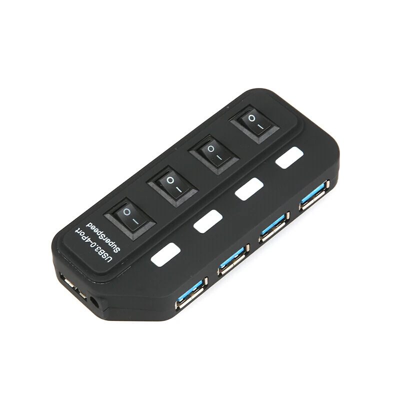 USB3.0 концентратор 4 порта usb док станция 5 Гбит/с Micro USB 3 0 высокого качества с