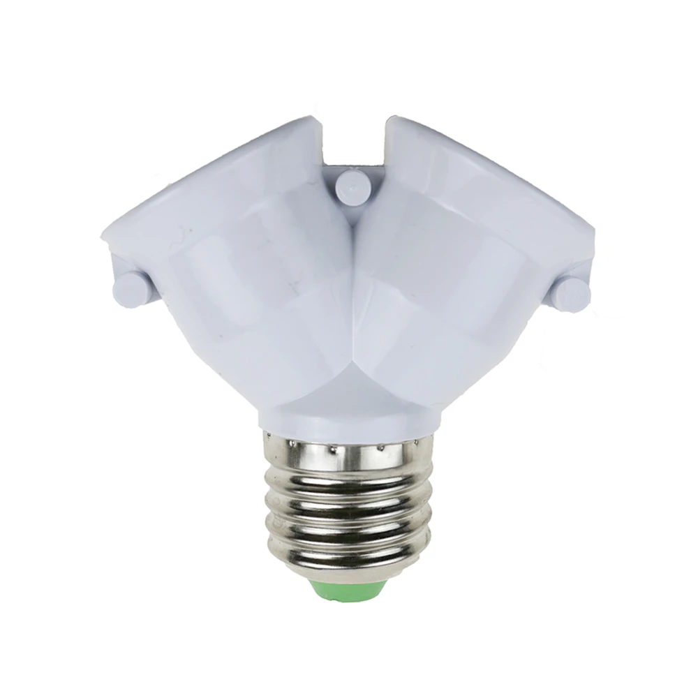 Free Shipping Converter E27 to 2E27 Socket for E27 Led Light Bulb