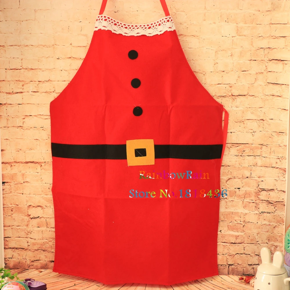 Жарким днем Новогодние товары Фартуки Рождество Пособия по кулинарии платье