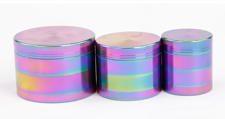 1 шт. 4 Размеры Прохладный Красочные металлический сплав цинка Точильщик курения