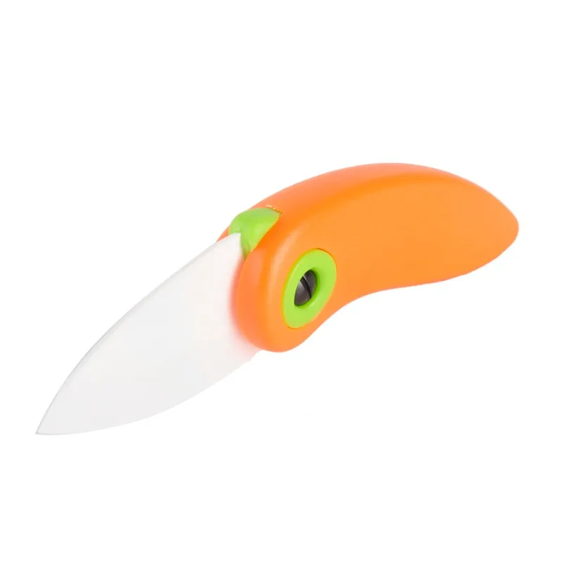 Fashion Cute Bird Shape Ceramic Kitchen Pocket Knife Kitchenware Tools For Cut Fruit Sharp Gift Mini Knives 4 Color Choice