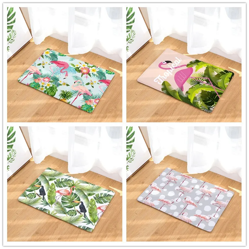 Придверные коврики с принтом фламинго для кухни ванной 40X60or50x80cm|Коврик| |