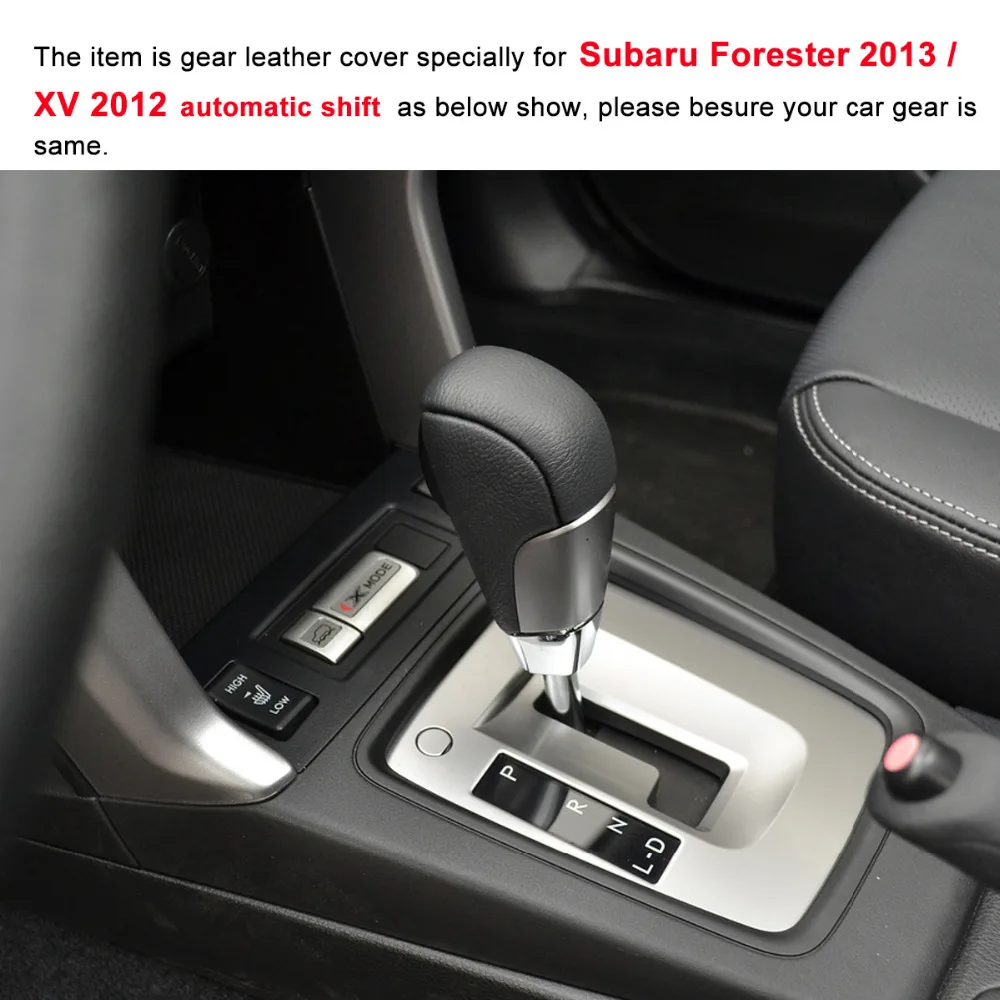 Чехол для автомобильного рычага переключения передач PONSNY Subaru XU Forester 2013 2016 чехол с