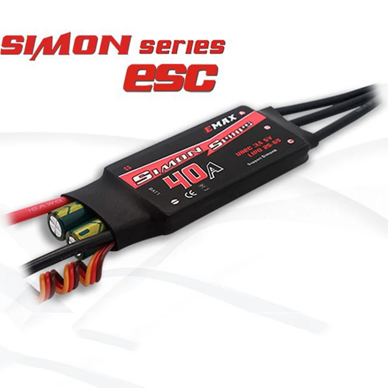 1 шт. бесщеточный контроллер скорости EMAX SimonK ESC 6A 12A 20A 30A Simon K BEC для FPV RC UAV Quadcopter Frame