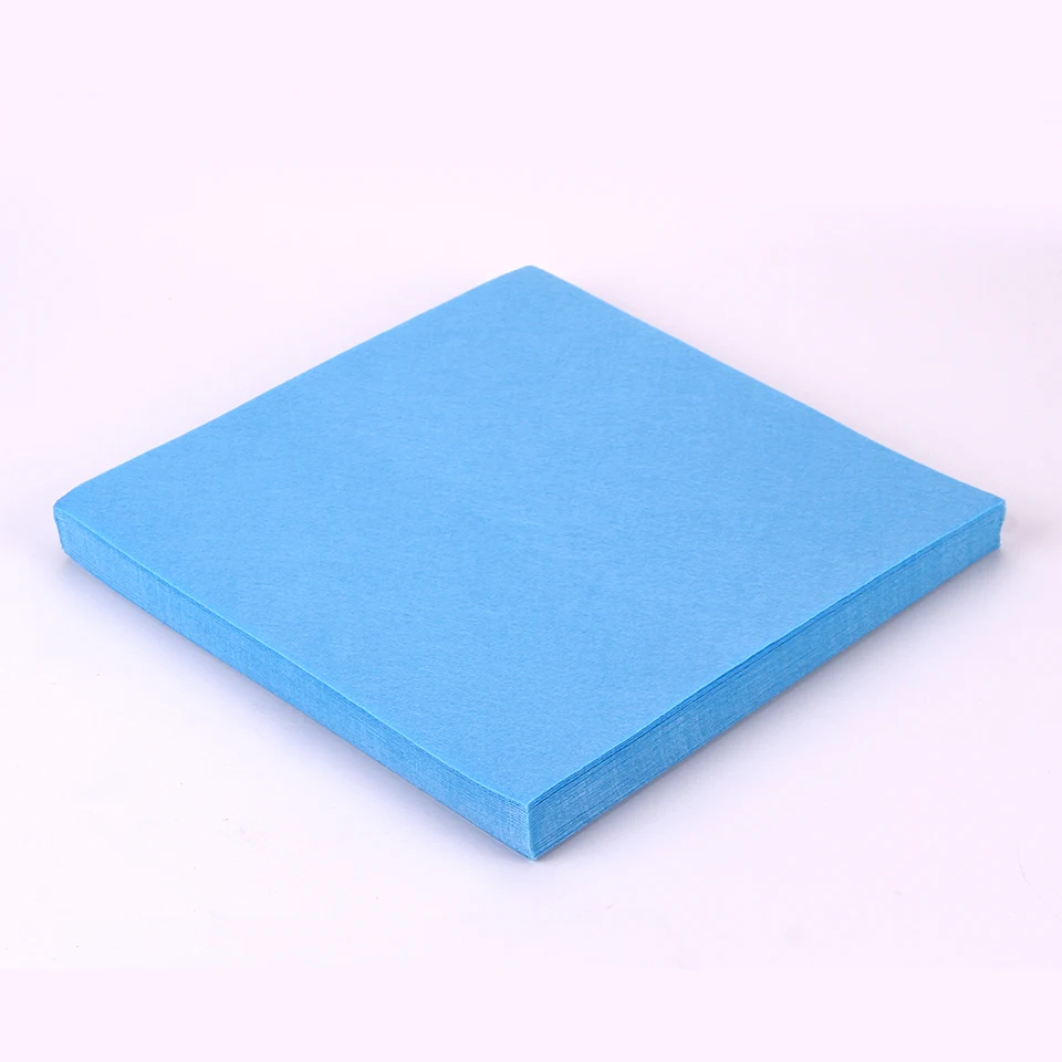 Фетровый материал для шитья Одноцветный синий цвет 30x30 см толщина 1 мм|felt material|fabric