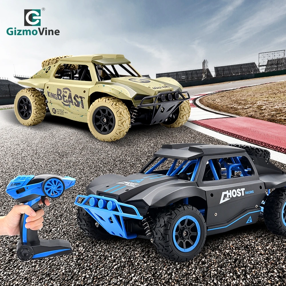 GizmoVine короткий автомобиль с дистанционным управлением 1/18 грузовик 4WD 25 км/ч