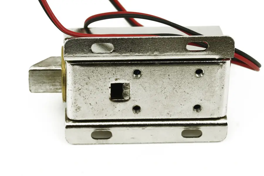 Дверной выдвижной шпунтовый Электрический замок в сборе соленоид тонкий дизайн