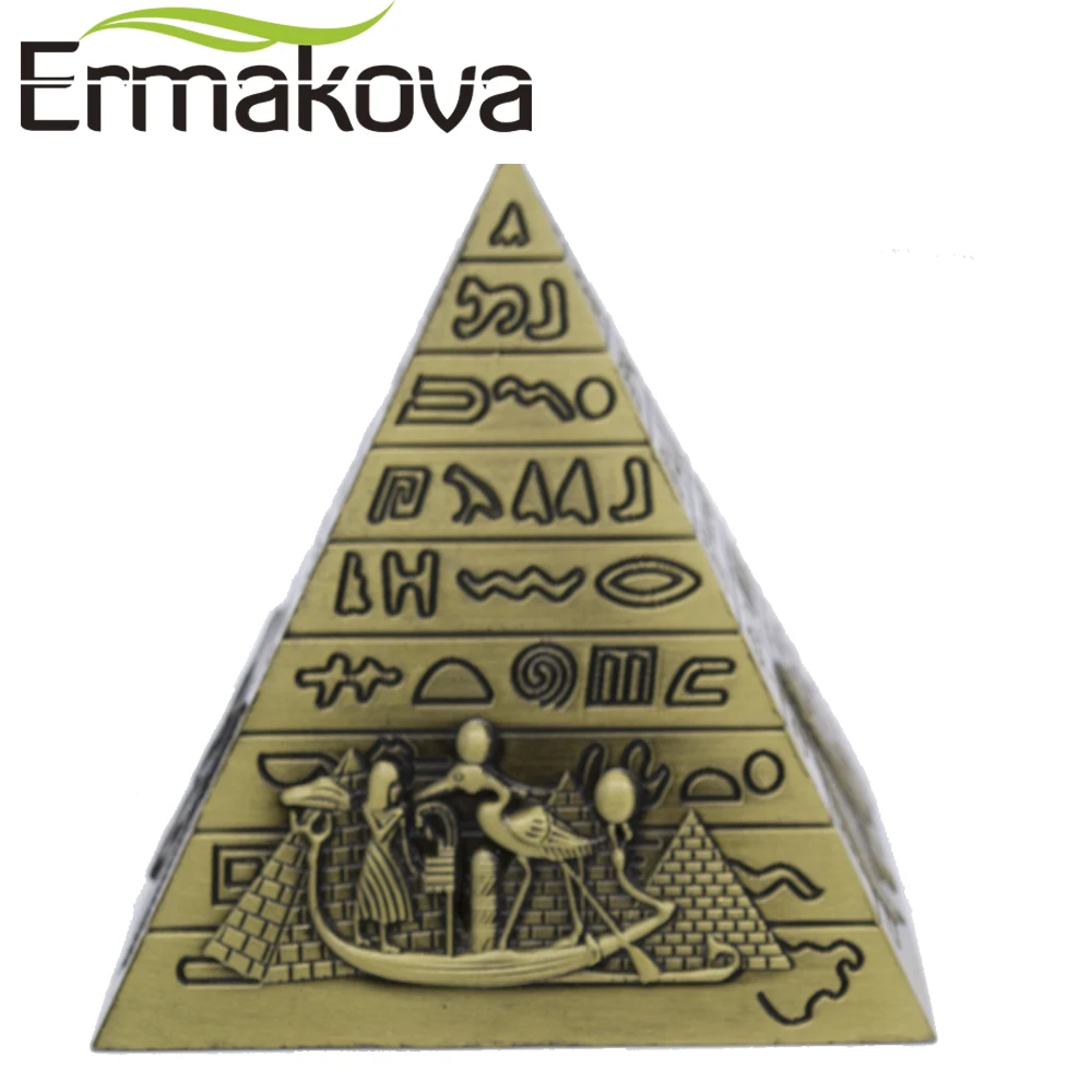 ERMAKOVA 10 см (3 9 дюйма) Ретро редкая Легенда металлические Египетские пирамиды