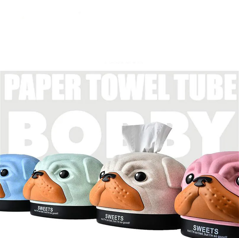 Креативная коробка для салфеток с мультяшными собаками и животными дома