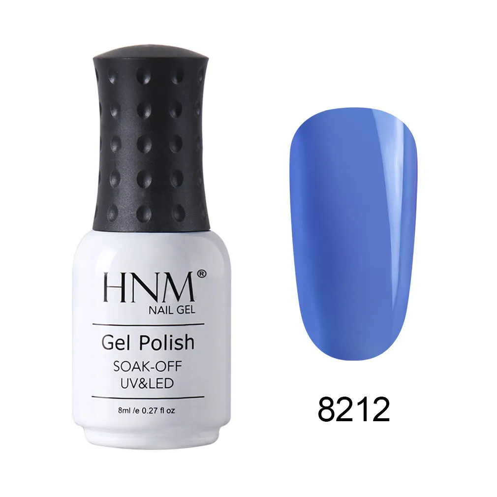 HNM, 8 мл, макарон, УФ-гель для ногтей, долговечный, Полупостоянный лак, лак для ногтей, гибридный лак, Гель-лак, Гель-лак - Цвет: 8212