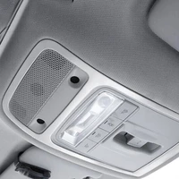 for audi q3 2013 2014 2015 2016 accessories abs chrome front reading lamp light frame panel cover trim car styling 1pcs
