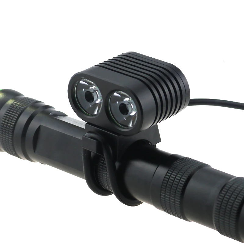 Велосипедный передний фонарь аксессуары 2x Cree XM L2 4000 люмен велосипедный шлем для