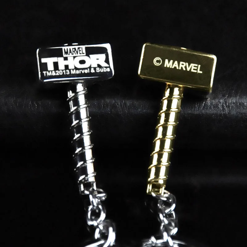 Брелок Infinity War Avengers 3 Марвел Тор Mjolnir серебристый металлический Молот thor Odinson